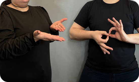 Interpretes lenguaje de señas