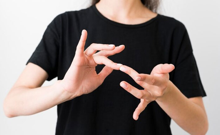Interprete lenguaje de señas